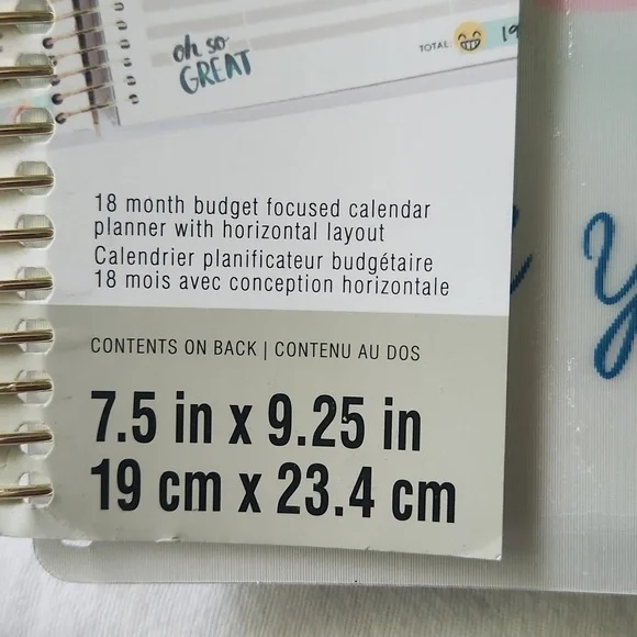 Recollections Budget Spiral Planner Undated New Unused - Picture 13 of 13